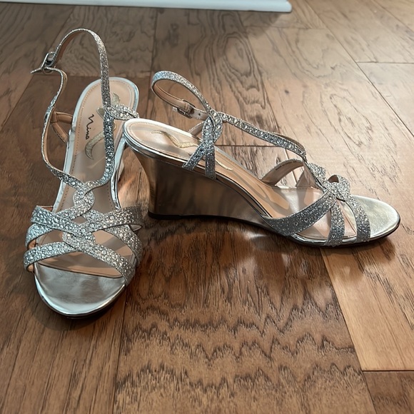 Nina evening wedges 10 - Picture 2 of 7